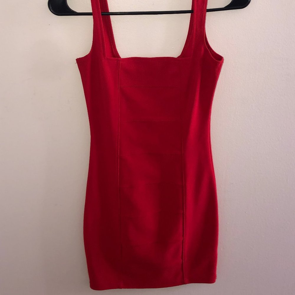 Ruby Red Mini Dress